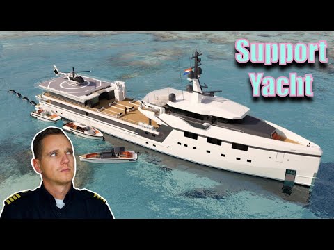 De ce proprietarii de superyacht cumpără nave de sprijin