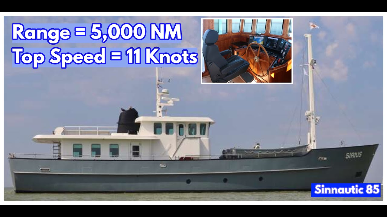 1,2 M EUR DE VÂNZARE Yacht Trawler de croazieră din Oțel!  |  M/Y „Sirius”