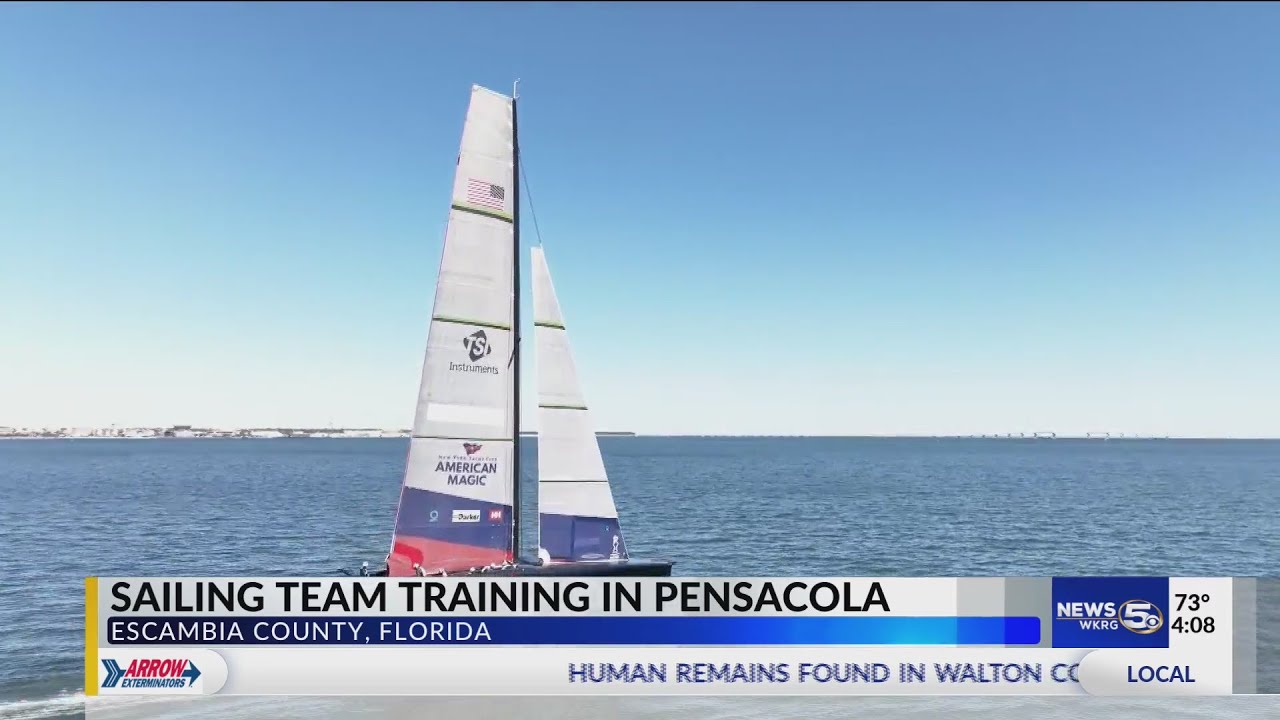 Echipa de navigație American Magic se antrenează în Pensacola
