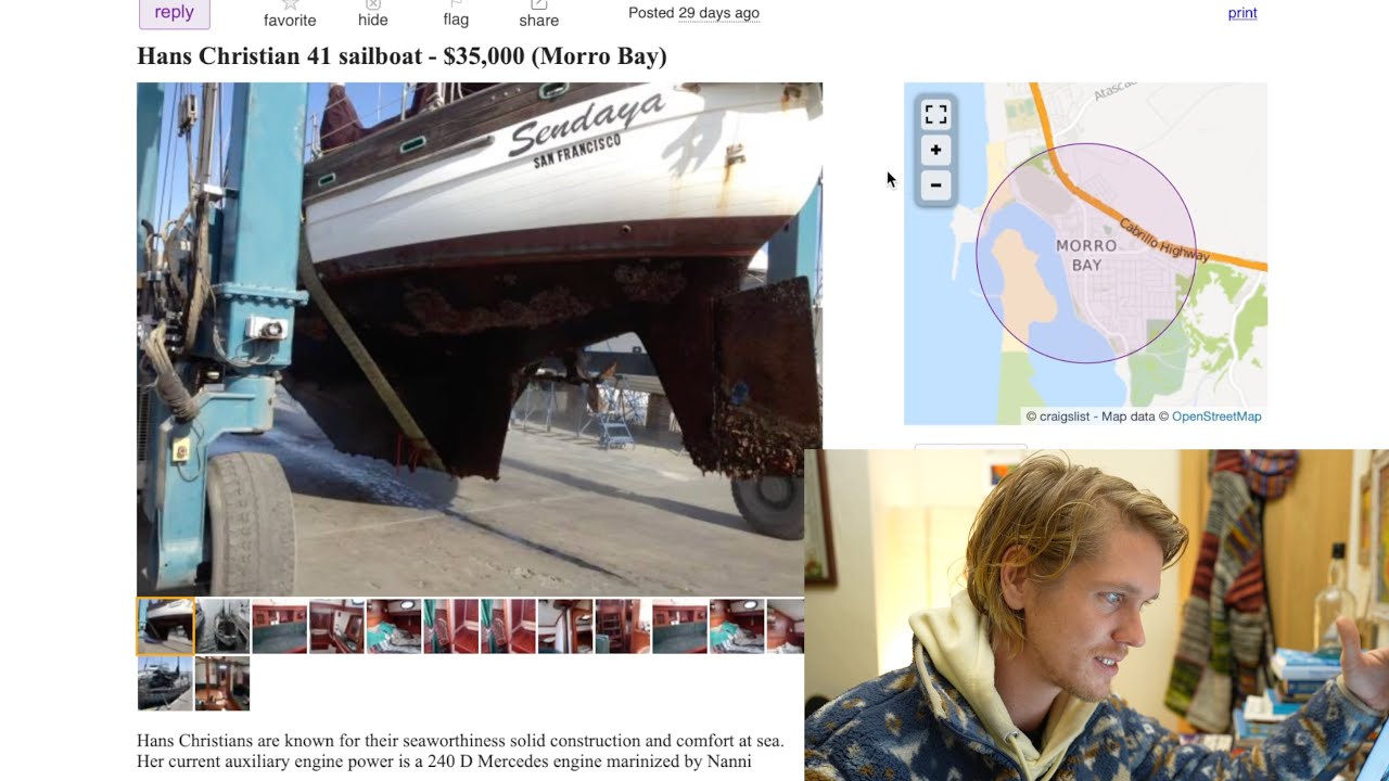 Cumpărături cu barca pe Internet Live |  Sălbatic Sailing
