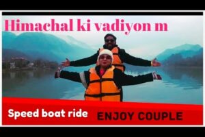 plimbare cu barca cu motor în Himachal Pradesh
