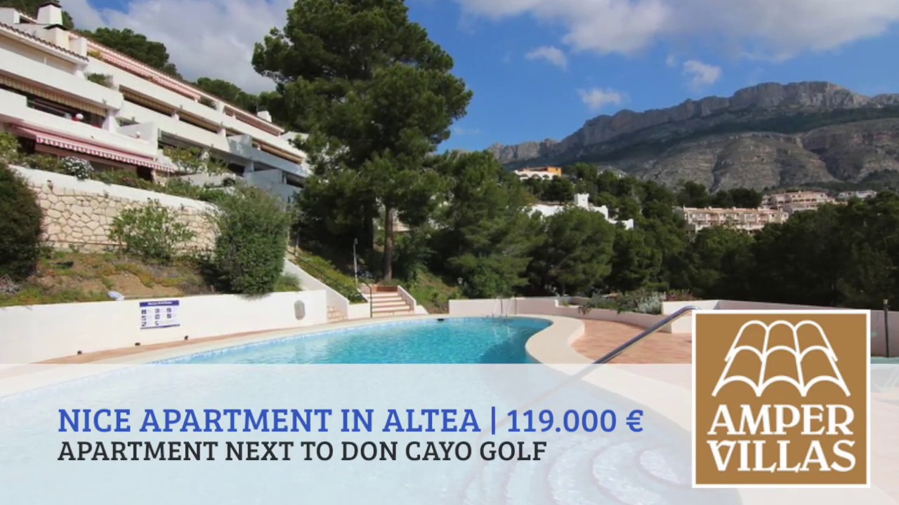 Apartament frumos în Altea lângă terenul de golf (A344)