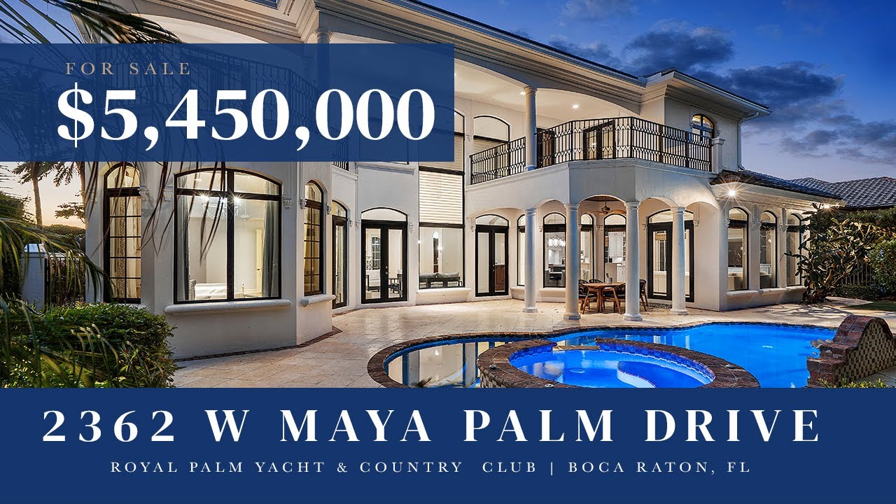 Vizitați o proprietate de 5,45 milioane USD în Boca Raton, Florida