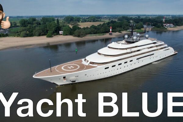 Yacht BLUE - înapoi de la seatrial - șantierul naval Lürssen