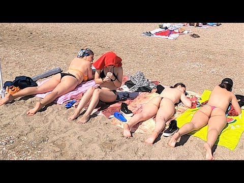 Playa Diplomatic Beach 4K video Plaja Bikini