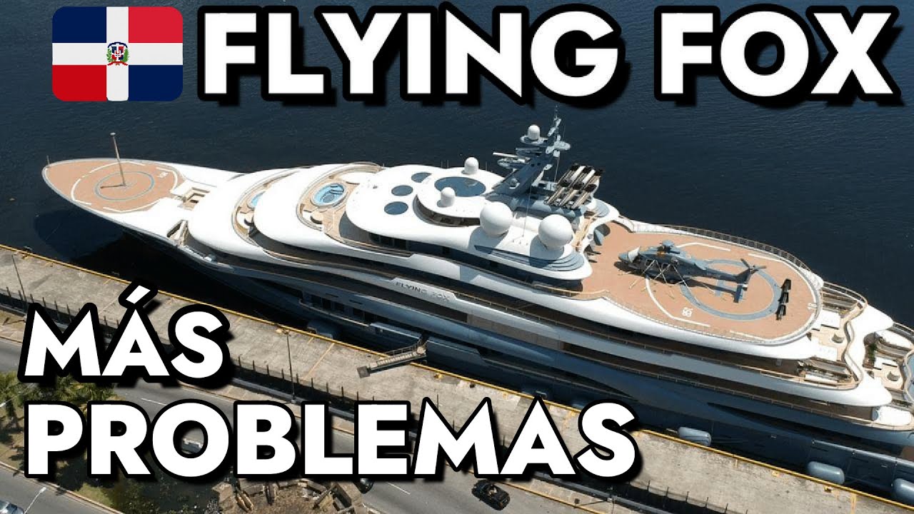 Yacht Flying Fox reținut în Republica Dominicană
