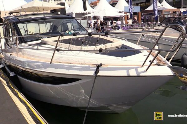 2019 Galeon 335 HTS Yacht - Punte și deplasare interioară - Festivalul de iahting de la Cannes 2018