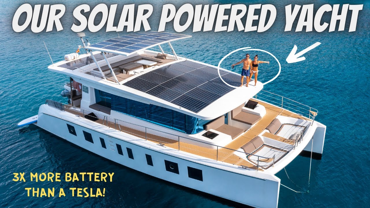 Cum este să TRAIȚI pe o barcă alimentată cu energie solară!  (saptamana 1)