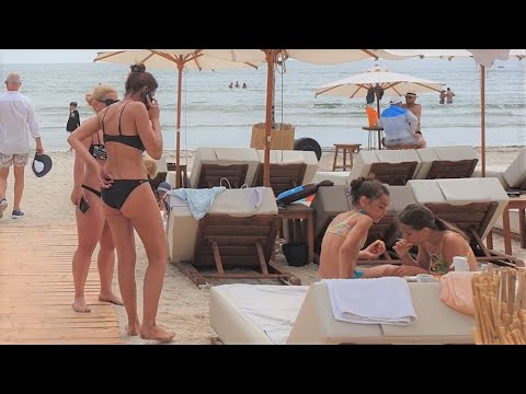 2021 Plaja Merenge, 4K, splendoare in soare video 4K, Plaja Bikini, Constanta, Plaja Mamaia.
