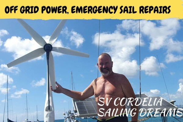 Ep.  92 Generare de energie în afara rețelei și reparații de urgență a velei |  SV Cordelia