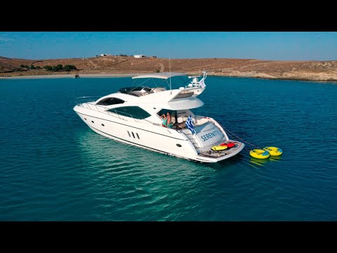 Yacht de lux Mykonos - Sunseker Manhattan 60 Flybridge |  Mykonos Yachting