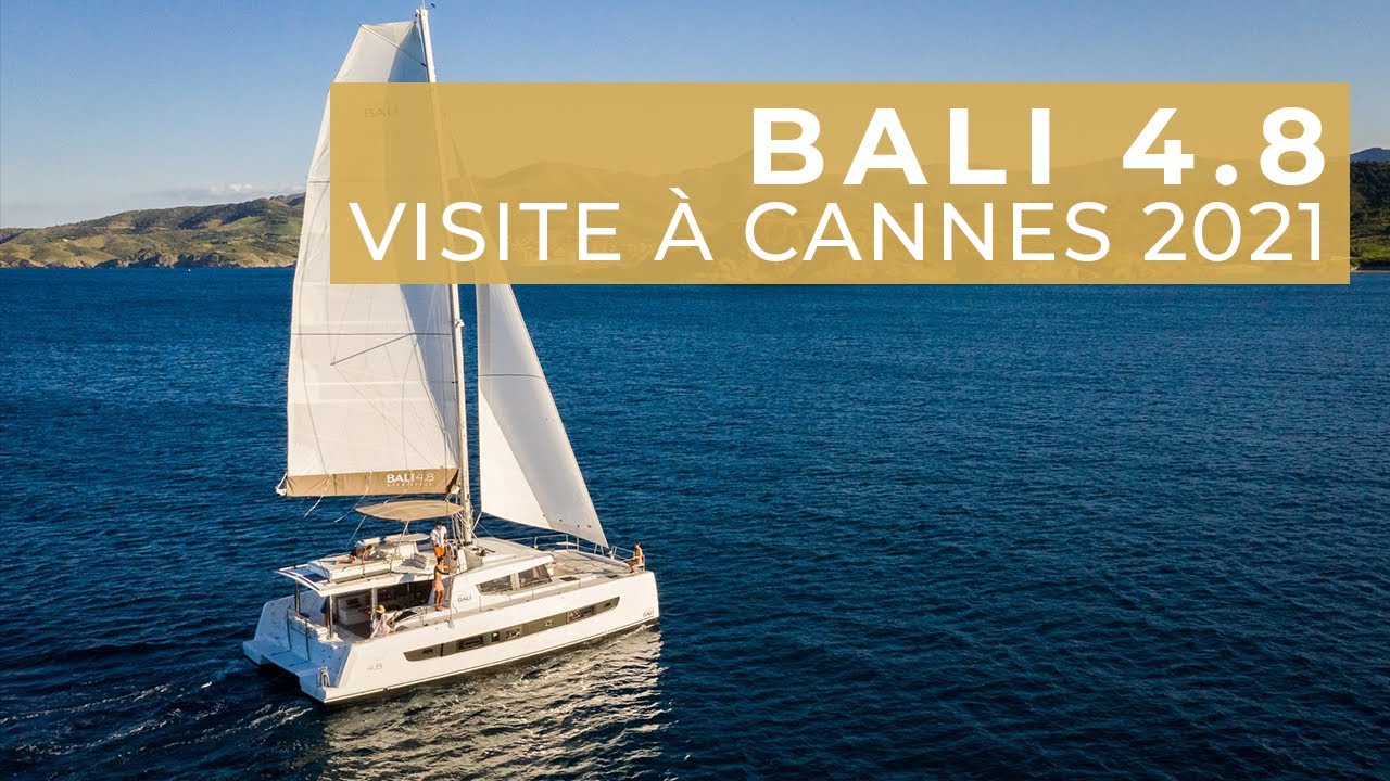 Catamaran Bali 4.8 la Festivalul de Yachting de la Cannes