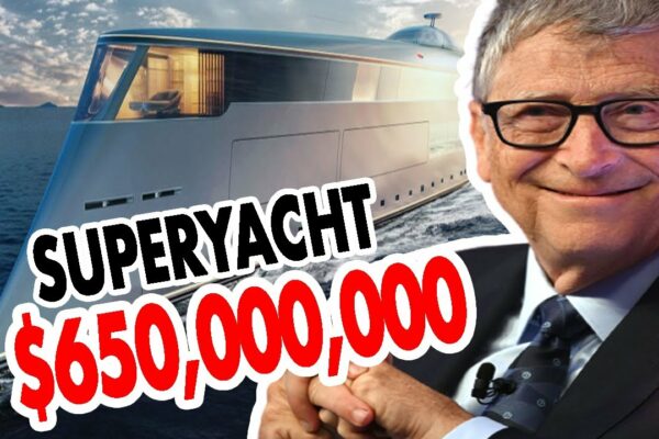 Superyacht-ul lui Bill Gates de 650 de milioane de dolari (alimentat cu hidrogen) 2022 (Microsoft)