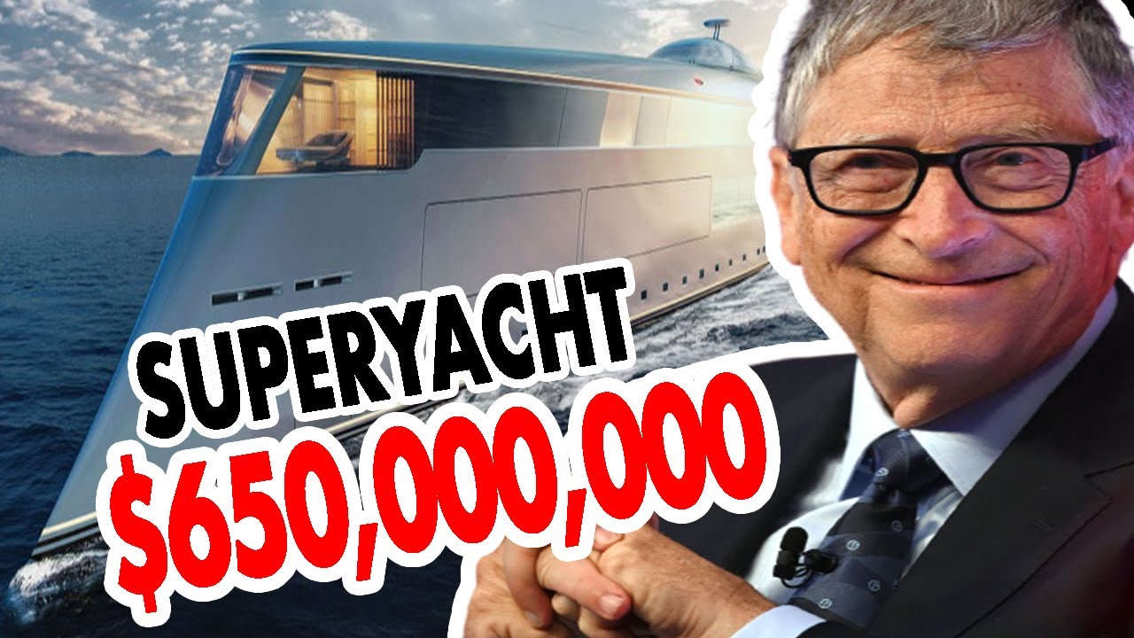 Superyacht-ul lui Bill Gates de 650 de milioane de dolari (alimentat cu hidrogen) 2022 (Microsoft)