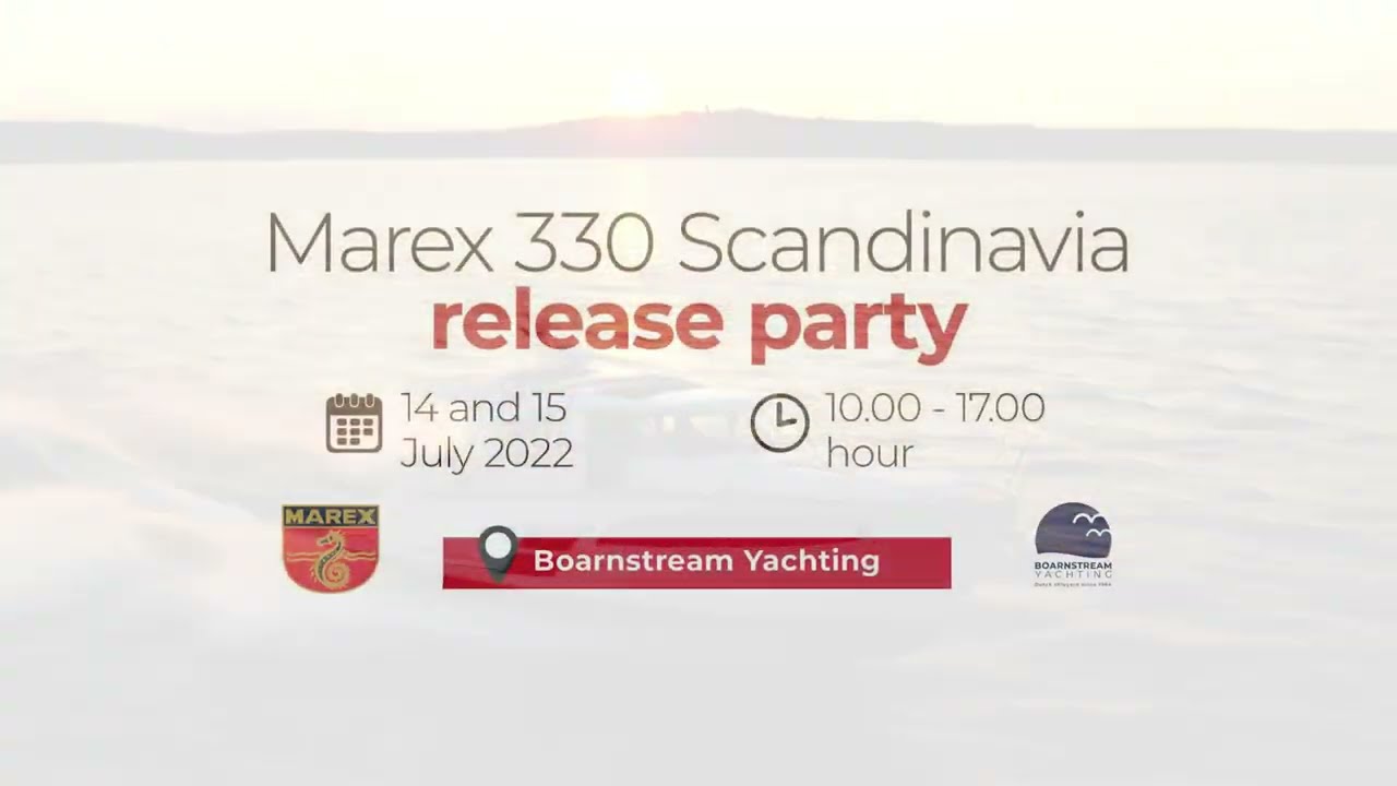 Marex 330 Scandinavia - Premiera olandeza - Boarnstream Yachting
