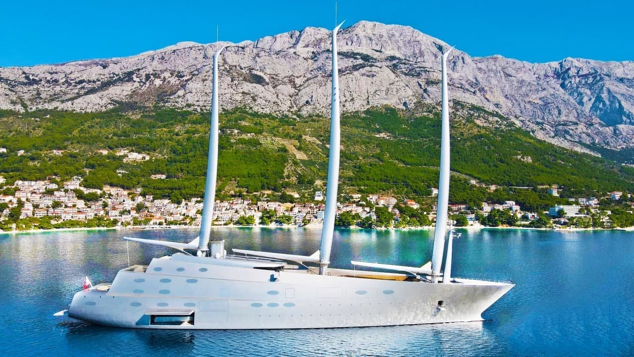 Jumătate de miliard de dolari Sailing Yacht A – În interiorul unui superyacht uriaș