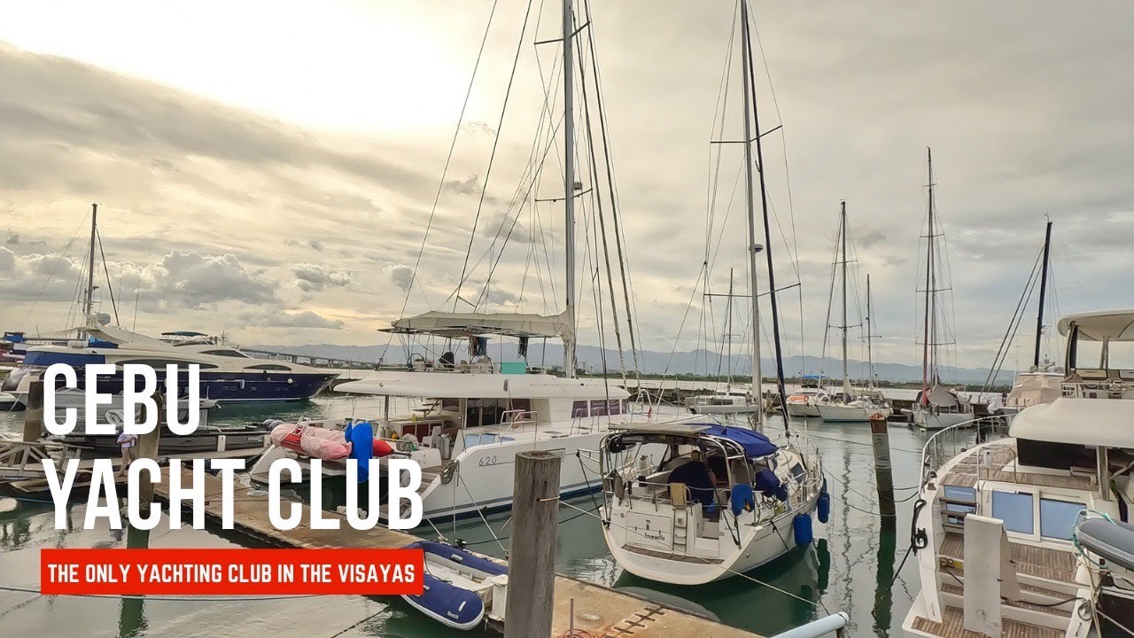 [4K] Cebu Yacht Club: Singurul club de iahting și canotaj din Visayas |  Tur pietonal |  Filipine