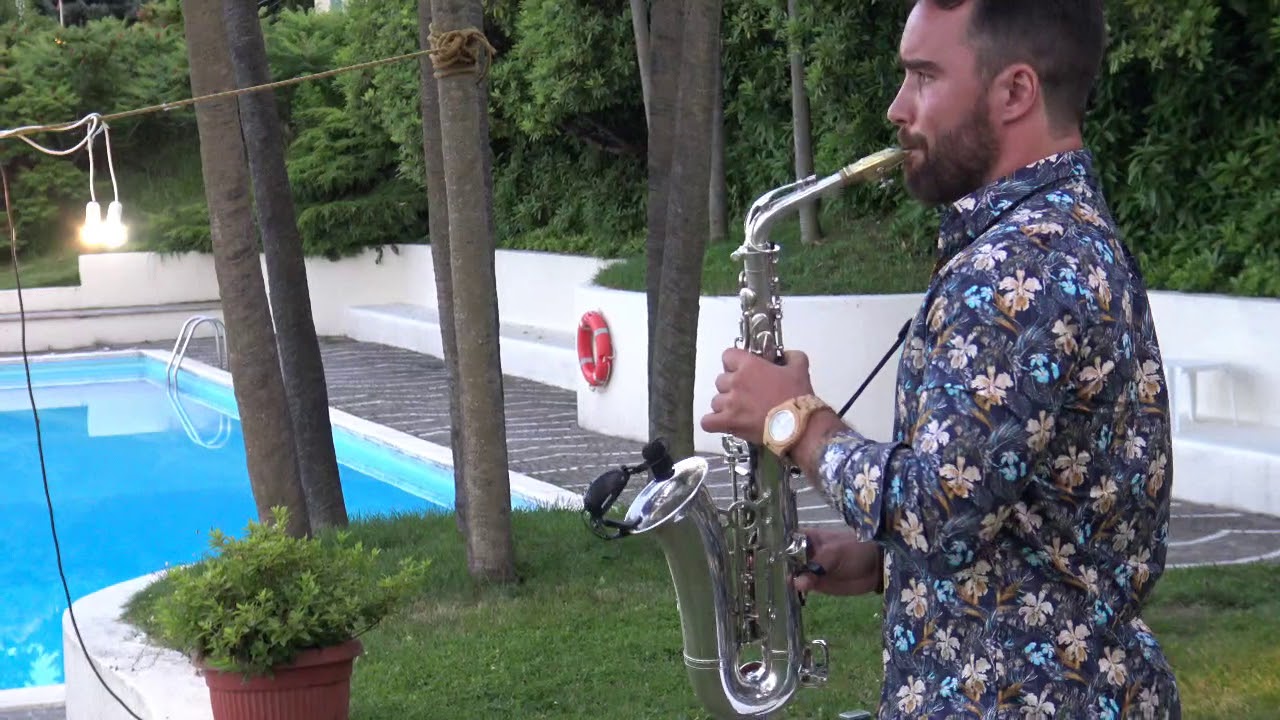 cina clubului de yachting - spectacol live de sax