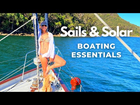 Pânze și solar - Elemente esențiale pentru barca |  Sailing With Lucy S5 E2
