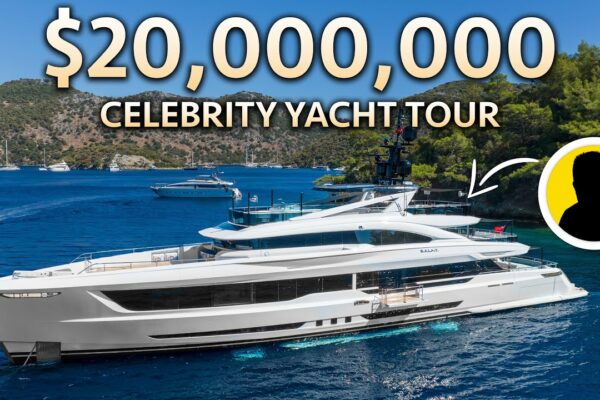 În interiorul unui Mega Yacht nou-nouț deținut de celebrități, în valoare de 20.000.000 USD