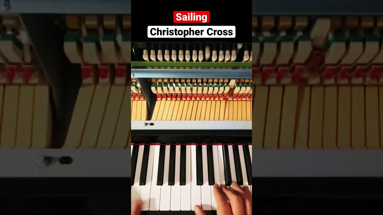 Sailing - Christopher Cross #pianocover #shorts