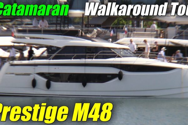Catamaran extraordinar!!!  - 2023 Prestige M48 Catamaran - Debut la Festivalul de Yachting de la Cannes