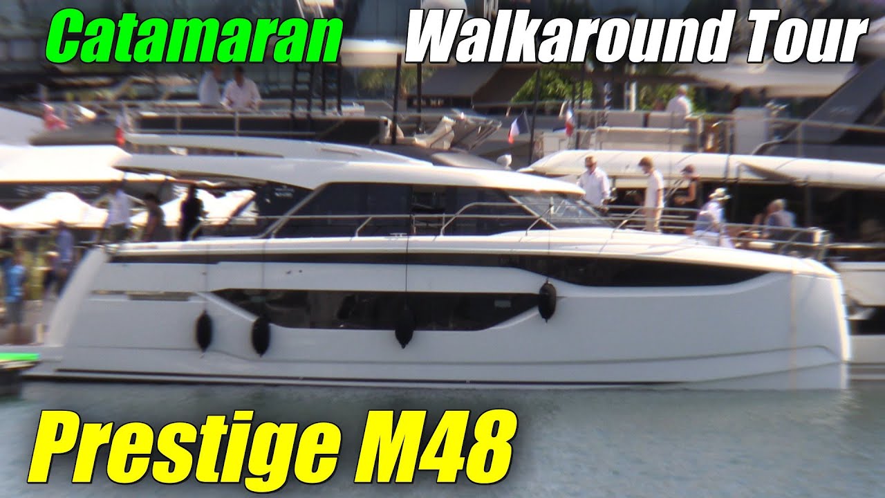 Catamaran extraordinar!!!  - 2023 Prestige M48 Catamaran - Debut la Festivalul de Yachting de la Cannes