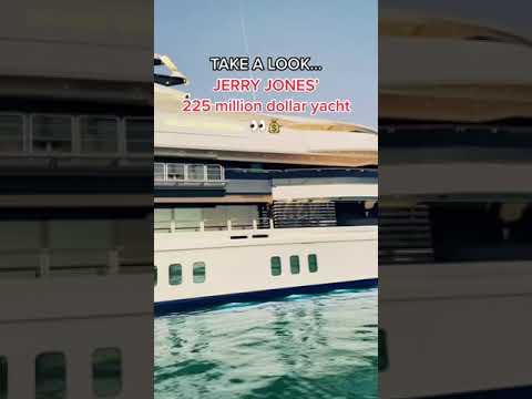 Iahtul de 225 000 000 de dolari al lui Jerry Jones... ce părere aveți #yachting #shorts