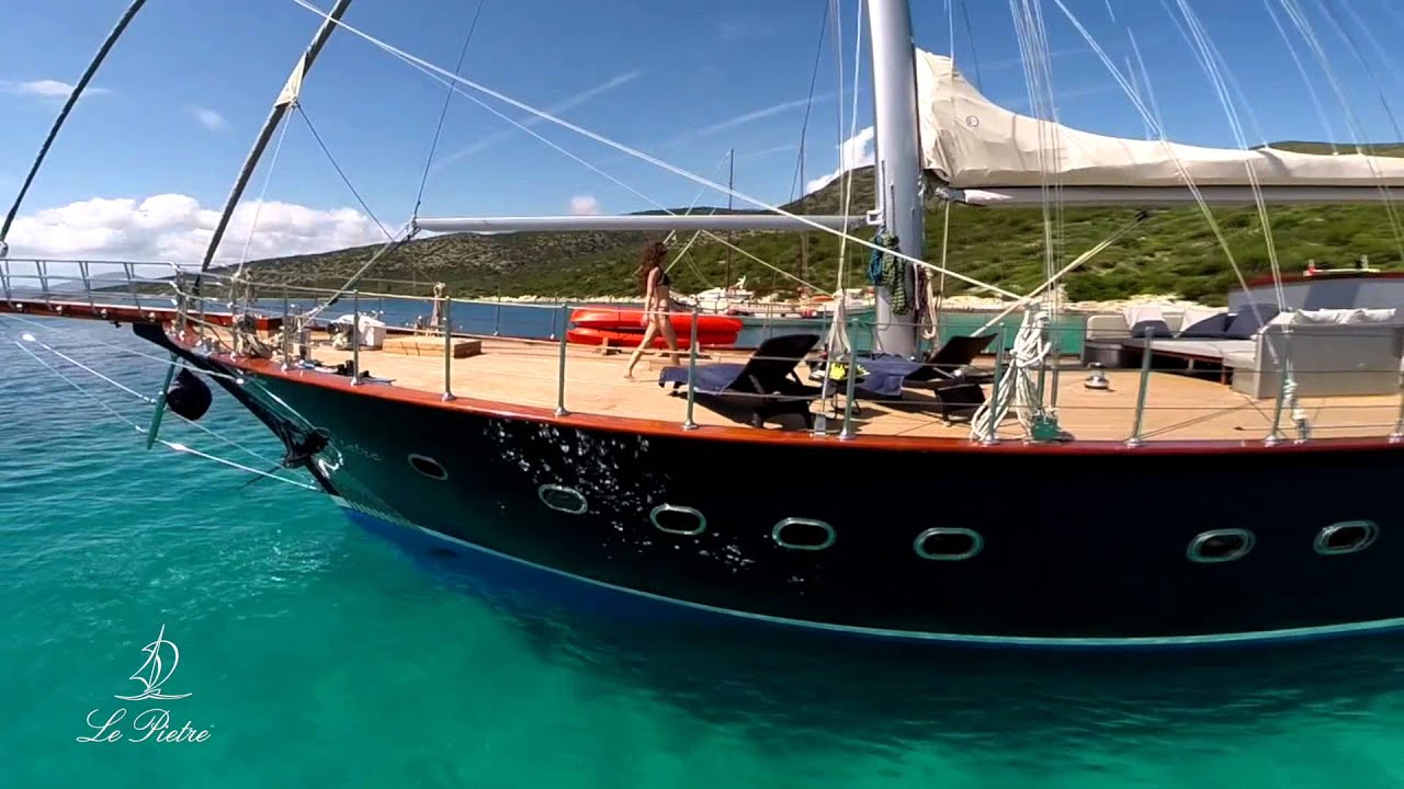 Charter LE PIETRE gulet de lux CROATIA iaht cu vele Split Dubrovnik charter barci cu pânze de lux Croatia