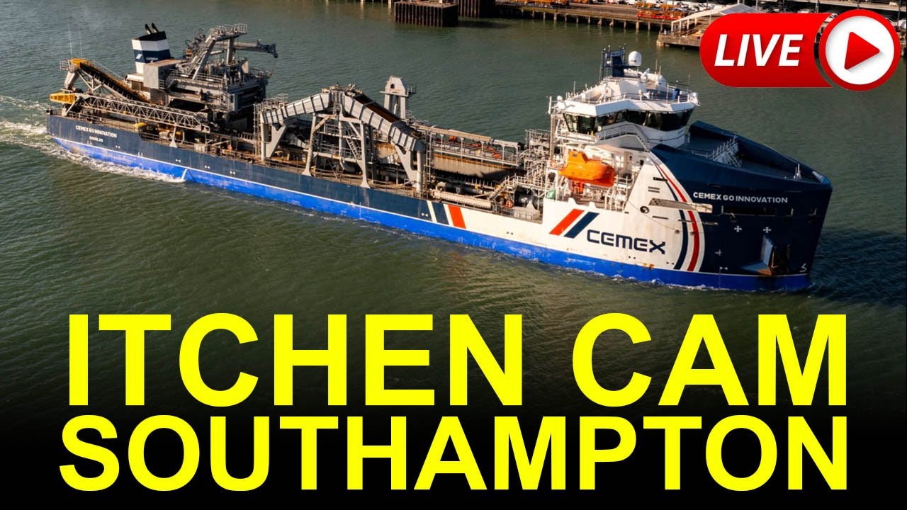 Itchen Cam - Southampton Shipspotting pe râul Itchen (Southampton Sailing Club)