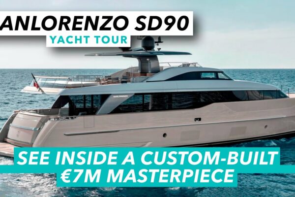 Vedeți în interior o capodoperă de 7 milioane EUR construită la comandă |  Tur cu iaht Sanlorenzo SD90 |  Barcă cu motor și iahting