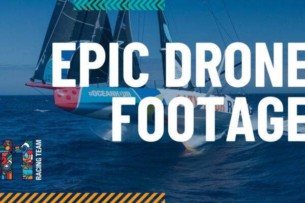 Imagini EPIC cu drone cu navigație IMOCA în Oceanul de Sud!