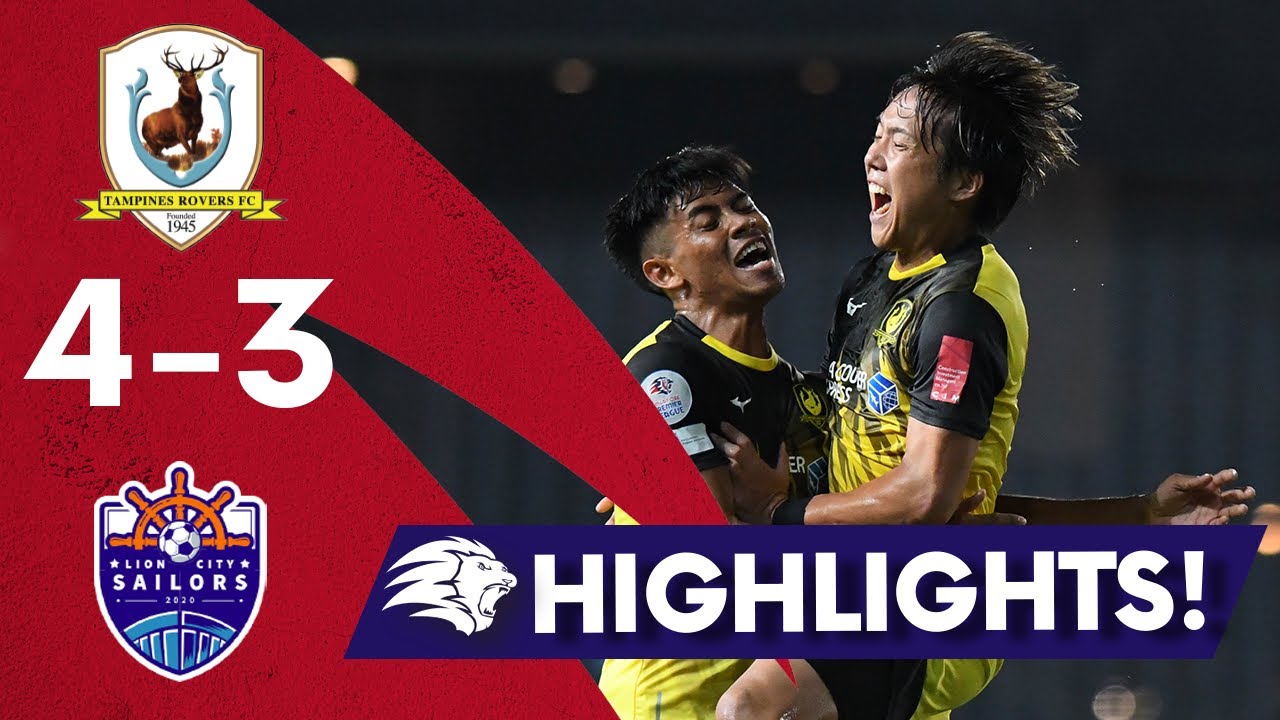Cerbii câștigă un thriller cu șapte goluri!  |  2023 Singapore Premier League: Tampines vs Sailors