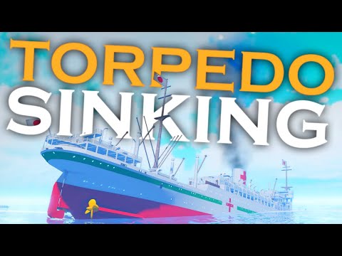 Torpedo scufundă nava spital!  |  Tiny Sailors World |  Roblox