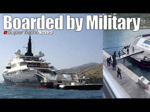 Superyacht rusesc îmbarcat de militari din Antigua |  SY News Ep203