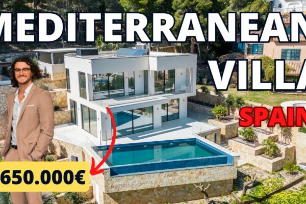 Vizitând o casă modernă uimitoare de 2.650.000 € cu vedere la mare în Altea Costablanca, SPANIA