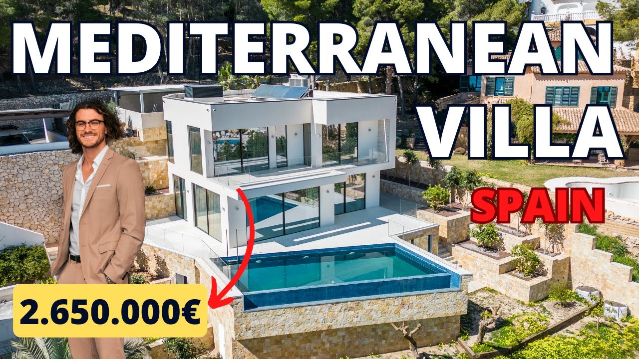Vizitând o casă modernă uimitoare de 2.650.000 € cu vedere la mare în Altea Costablanca, SPANIA