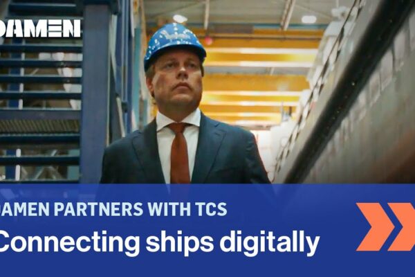 Cum să faci navele mai conectate |  Damen și TCS sunt parteneri pentru o conectivitate sporită a navelor