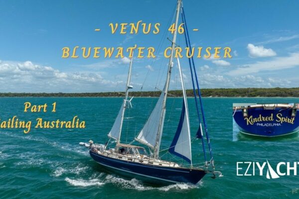 Bluewater Sailing Ketch - Venus 46 - Gata pentru World Sailing - vedere cu dronă Australia