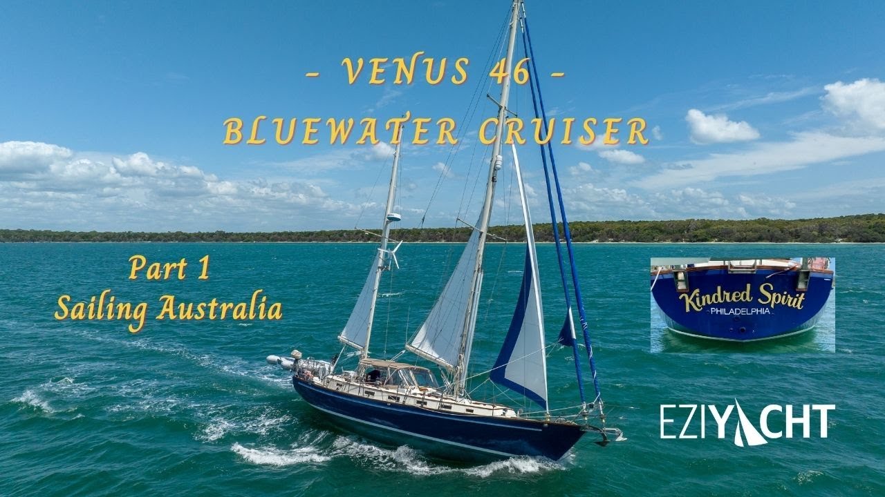 Bluewater Sailing Ketch - Venus 46 - Gata pentru World Sailing - vedere cu dronă Australia