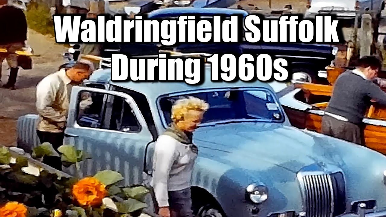 Waldringfield, Suffolk în anii 1960 - Film de cinema digitalizat