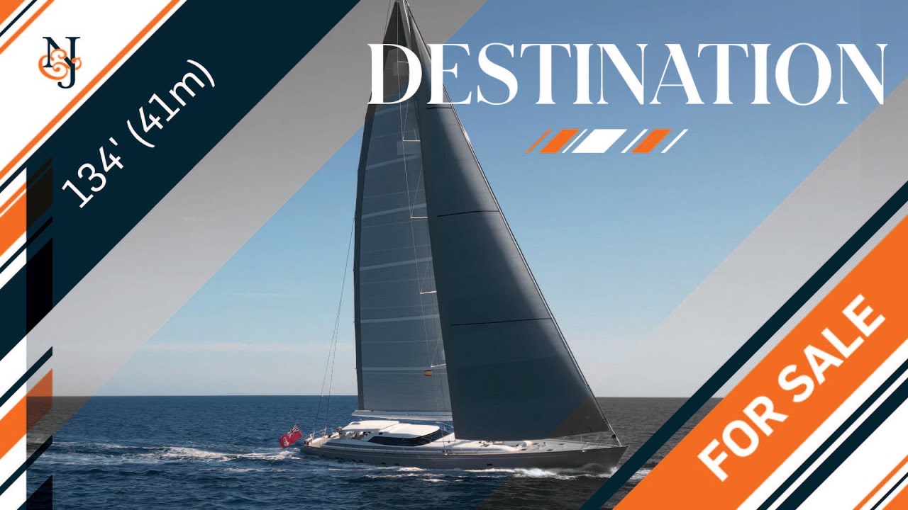 DESTINATION 134' (41m) Yacht cu vele din aliaj de vânzare