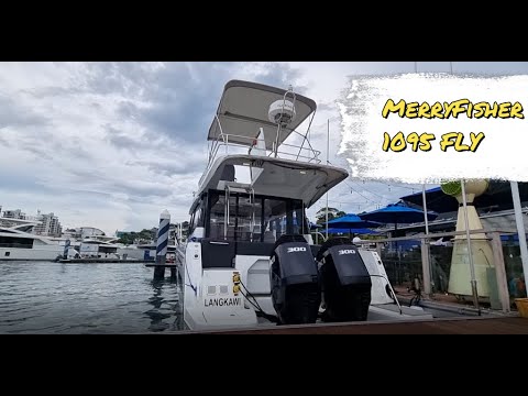 Jeanneau Merry Fisher 1095 FLY |  Singapore Yachting Festival 2023 |  Sentosa Cove #singapore #yacht