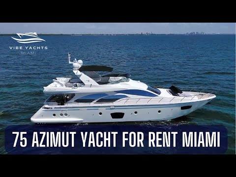 75 Azimut Yacht For Rent Miami #miamiboatrental #miamirentalboat #miamiyacht