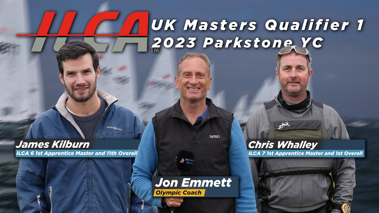 ILCA UK |  Calificarea Masters din Marea Britanie 1 Parkstone YC 2023 cu James Kilburn și Chris Whalley