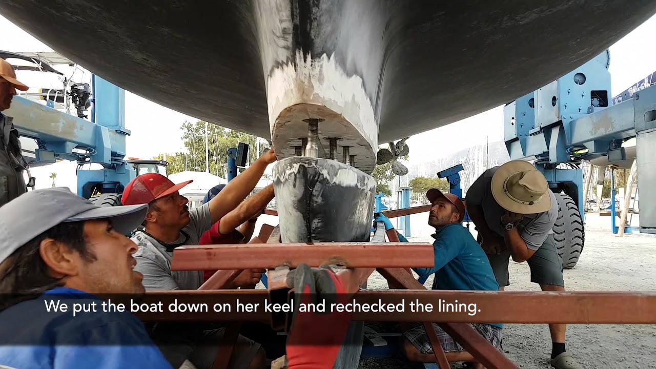 SK-Yachting - Nauticat 52 Keel Removal