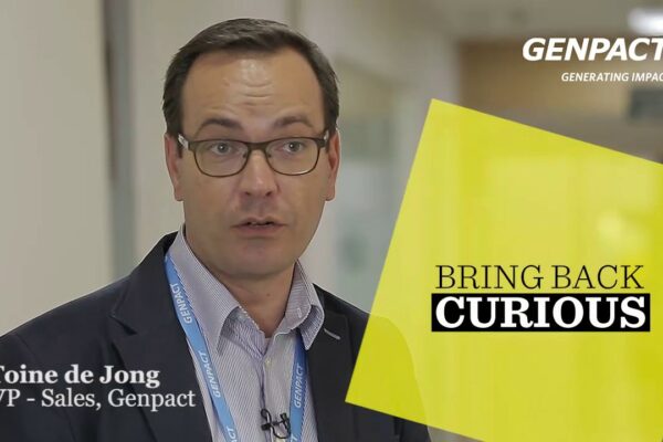 Genpact's Bring Back Curious: Toine De Jong