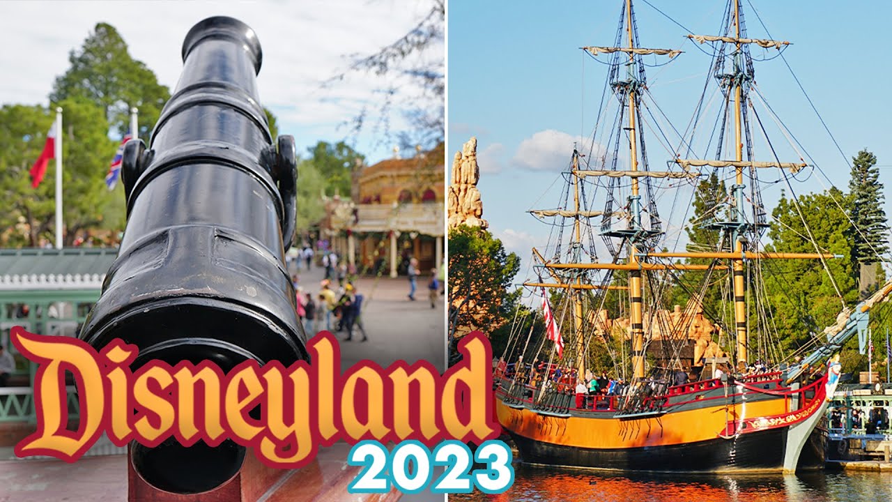 Navă cu pânze Columbia 2023 - Disneyland Rides [4K POV]