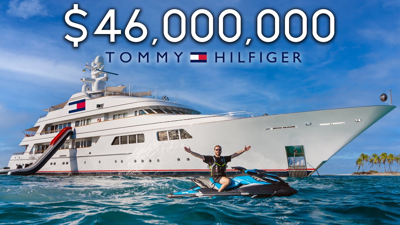 Am stat pe Mega Yacht-ul Tommy Hilfiger de 46.000.000 USD