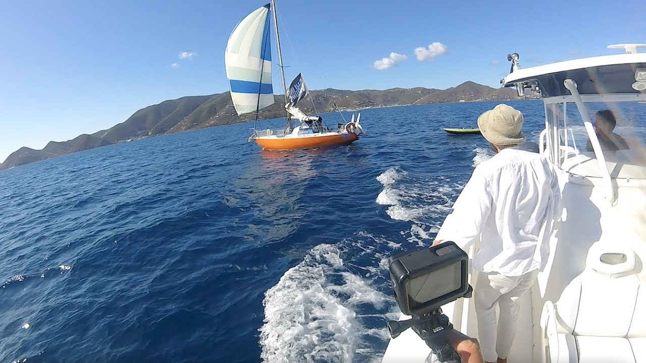 Poți să-ți navighezi fantoma barca sub spinnaker?  - Ep85 - The Sailing Frenchman